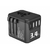 Accessoires téléphonie adaptateur secteur de voyage VORTEX Noir infinytech Réunion 01