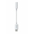 Accessoires téléphonie adaptateur DEVIA Lightning vers Jack 3.5mm Blanc infinytech Réunion 01