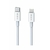 Accessoires téléphonie câble DEVIA USB-C Mâle vers Lightning PD 20W 3A 1m Blanc infinytech Réunion 01