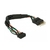 Rallonge Cable USB 2.0 interne Delock 10 broches 12cm Noir infinytech Réunion 01