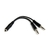 Matériels informatique adaptateur STARTECH Jack 3.5 F vers 2 x Jack 3.5 M infinytech Réunion 01