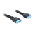Matériels informatique Rallonge Cable USB 3.0 interne Delock 19 broches 45cm Noir infinytech Réunion 01