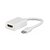 Matériels informatique adaptateur GOOBAY Mini DisplayPort Mâle 1.1 vers HDMI Femelle Blanc infinytech Réunion 01