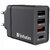 Matériels informatique VERBATIM 49700 Chargeur 4 ports USB Noir infinytech Réunion 01