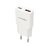 Chargeur NANOCABLE USB-C PD 20W USB-A QC 20W Blanc infinytech Réunion 01