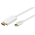 GOOBAY 52861 Mini DisplayPort Mâle vers HDMI Mâle 2m Blanc infinytech Réunion 01