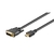 GOOBAY 51579 Câble DVI-D Mâle vers HDMI Mâle 1m Noir infinytech Réunion 01
