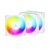 ARCTIC P12 Pro PWM Reverse 120mm A-RGB Blanc Pack de 3 infinytech Réunion 01