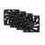 HYTE FA12 Noir Pack de 4 infinytech Réunion 01