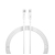 DEVIA Câble USB-C Mâle Mâle PD 100W 5A 1.5m Blanc infinytech Réunion 01