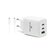 BLUESTORK Chargeur 65W USB-C et USB-A avec câble USB-C Blanc infinytech Réunion 01