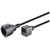 Goobay Câble d'alimentation CEE 77 F vers C14 prise schuko 20cm Noir infinytech Réunion 01