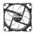Matériels informatique ventilateur boîtier pc DUST DU-F12LB 120 mm LED Blanche infinytech Réunion 1