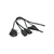 Matériels informatique cordon électrique en Y 1 x CEE7  2 x C13 - 1,8 m infinytech Réunion 1