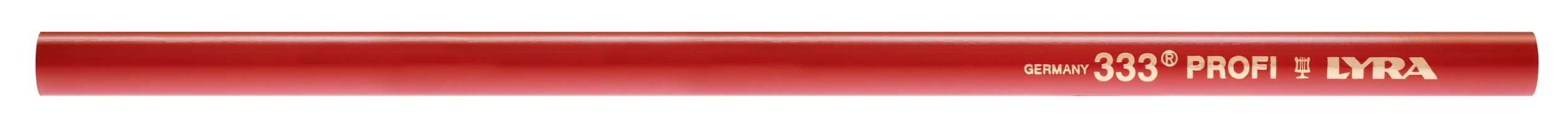 Crayon de Charpentier rouge 2H PROFI 333 original  | LYRA | Longueur : 30 cm | Réf. : 4333103