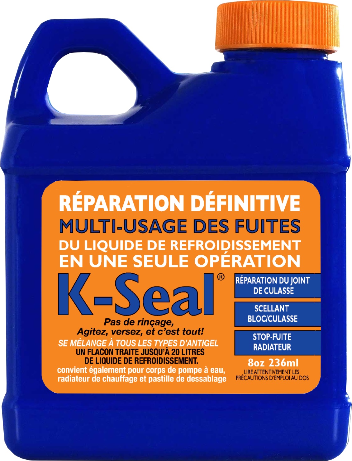 K-SEAL | ANTI FUITE | Réparation Définitive des Fuites du Liquide de Refroidissement | 236 ml | Réf : 5501