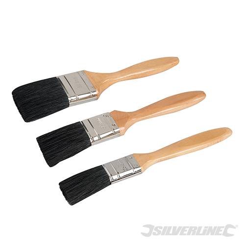 PINCEAUX QUALITÉ PREMIUM SILVERLINE  - LOT DE 3 PINCEAUX