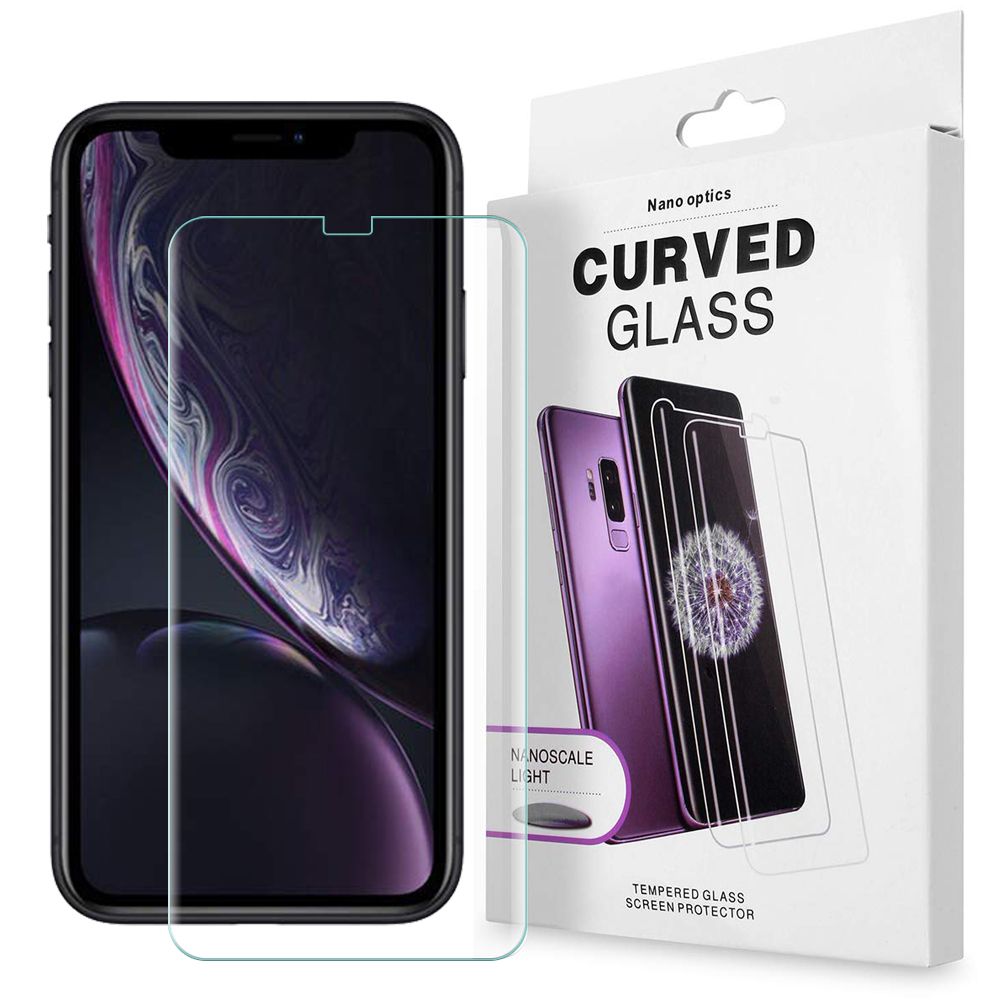 Galaxy S20 - Protection Écran en Verre trempé de Dispersion Liquide avec  Lumière UV 3D