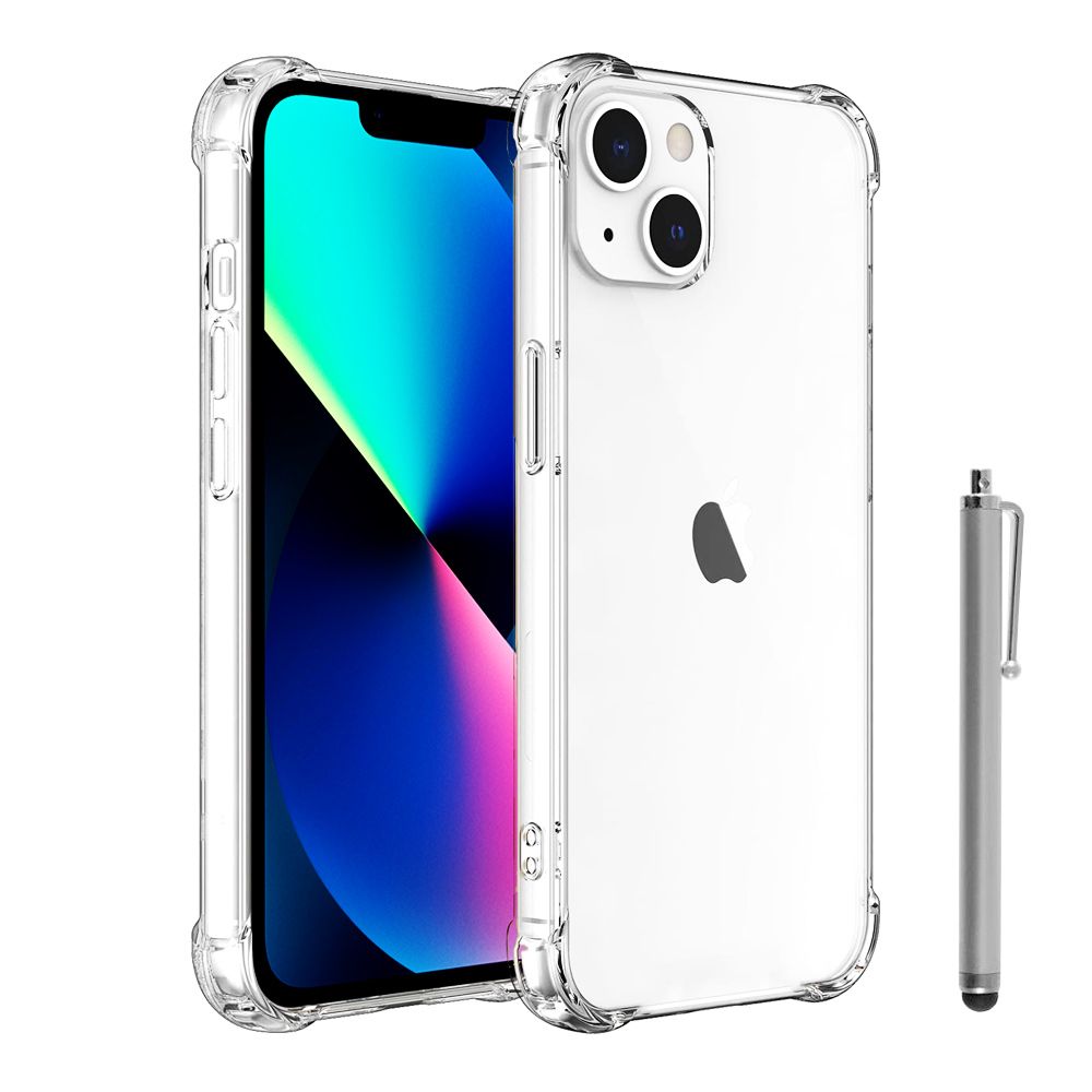 Coque Silicone iPhone 13 Mini - Transparente - Antichoc - DIAMOND