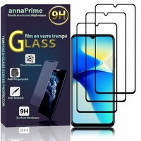 Vivo Y30 5G 6.51" (non compatible avec Vivo Y30 4G 6.47"): Lot / Pack de 3 Films de protection d'écran Verre Trempé