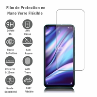 Wiko VIEW 5 Plus 6.55" [Les Dimensions EXACTES du telephone: 165.95 x 76.84 x 9.3 mm]: 1 Film Protection d'écran en Verre Nano Fléxible, Dureté 9H Inrayable Incassable Invisible Ultra Résistant