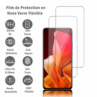 Xiaomi 11i/ Xiaomi 11i HyperCharge 6.67" 21091116UI (non compatible avec Xiaomi Mi 11/ Xiaomi Mi 11i): 2 Films Protection d'écran en Verre Nano Fléxible, Dureté 9H Inrayable Incassable Invisible Ultra Résistant