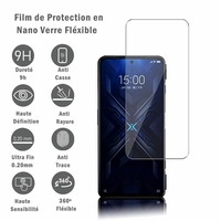 Xiaomi Black Shark 4S 6.67" [Les Dimensions EXACTES du telephone: 163.7 x 76.2 x 9.9 mm]: 1 Film Protection d'écran en Verre Nano Fléxible, Dureté 9H Inrayable Incassable Invisible Ultra Résistant