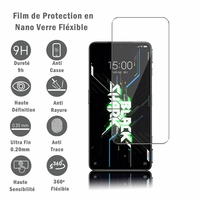 Xiaomi Black Shark 4S Pro 6.67" [Les Dimensions EXACTES du telephone: 163.7 x 76.2 x 9.9 mm]: 1 Film Protection d'écran en Verre Nano Fléxible, Dureté 9H Inrayable Incassable Invisible Ultra Résistant