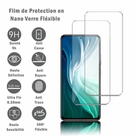 Xiaomi Mi 11i/ Mi 11X/ Mi 11X Pro 6.67" M2012K11G M2012K11AI M2012K11I (non compatible Xiaomi Mi 11/ Mi 11 Pro 6.81"): 2 Films Protection d'écran en Verre Nano Fléxible, Dureté 9H Inrayable Incassable Invisible Ultra Résistant