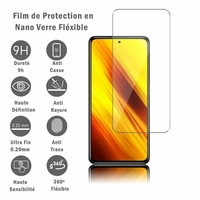 Xiaomi Poco X3 NFC/ Poco X3 6.67" M2007J20CG M2007J20CT MZB07Z0IN MZB07Z1IN MZB07Z2IN MZB07Z3IN MZB07Z4IN MZB9965IN M2007J20CI: 1 Film Protection d'écran en Verre Nano Fléxible, Dureté 9H Inrayable Incassable Invisible Ultra Résistant