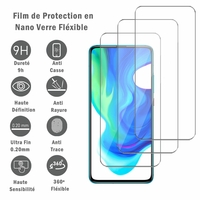 Xiaomi Poco F2 Pro 5G 6.67"/ Redmi K30 Pro/ K30 Pro Zoom M2004J11G [Les Dimensions EXACTES du telephone: 163.3 x 75.4 x 8.9 mm]: 3 Films Protection d'écran en Verre Nano Fléxible, Dureté 9H Inrayable Incassable Invisible Ultra Résistant
