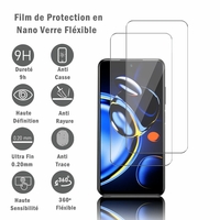 Xiaomi Redmi Note 11SE 6.5" (non compatible avec Xiaomi Redmi Note 11S 6.43"/ Note 11S 5G 6.6"): 2 Films Protection d'écran en Verre Nano Fléxible, Dureté 9H Inrayable Incassable Invisible Ultra Résistant