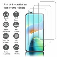 Xiaomi Redmi K30 Ultra 6.67" M2006J10C (non compatible Xiaomi Redmi K30) [Les Dimensions EXACTES du telephone: 163.3 x 75.4 x 9.1 mm]: 3 Films Protection d'écran en Verre Nano Fléxible, Dureté 9H Inrayable Incassable Invisible Ultra Résistant