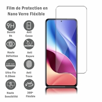 Xiaomi Redmi K40/ K40 Pro/ K40 Pro+ Plus/ K40 Ultra 6.67" M2012K11C M2012K11AC: 1 Film Protection d'écran en Verre Nano Fléxible, Dureté 9H Inrayable Incassable Invisible Ultra Résistant