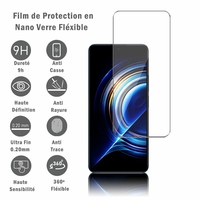 Xiaomi Redmi K50/ K50 Pro 6.67" (non compatible avec Xiaomi Redmi K50 Gaming): 1 Film Protection d'écran en Verre Nano Fléxible, Dureté 9H Inrayable Incassable Invisible Ultra Résistant
