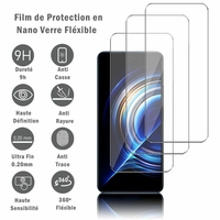 Xiaomi Redmi K50/ K50 Pro 6.67" (non compatible avec Xiaomi Redmi K50 Gaming): 3 Films Protection d'écran en Verre Nano Fléxible, Dureté 9H Inrayable Incassable Invisible Ultra Résistant