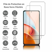 Xiaomi Redmi Note 9 Pro 5G 6.67" M2007J17C (non compatible Xiaomi Redmi Note 9/ Note 9 Pro): 2 Films Protection d'écran en Verre Nano Fléxible, Dureté 9H Inrayable Incassable Invisible Ultra Résistant