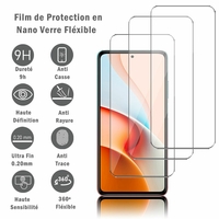 Xiaomi Redmi Note 9 Pro 5G 6.67" M2007J17C (non compatible Xiaomi Redmi Note 9/ Note 9 Pro): 3 Films Protection d'écran en Verre Nano Fléxible, Dureté 9H Inrayable Incassable Invisible Ultra Résistant