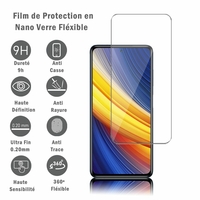 Xiaomi Poco X3 Pro 6.67" M2102J20SG M2102J20SI [Les Dimensions EXACTES du telephone: 165.3 x 76.8 x 9.4 mm]: 1 Film Protection d'écran en Verre Nano Fléxible, Dureté 9H Inrayable Incassable Invisible Ultra Résistant