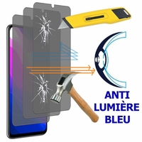 Xiaomi Mi 10 Lite 5G/ Mi 10 Youth 5G 6.57" M2002J9G M2002J9E (non compatible Xiaomi Mi Note 10 Lite 6.47"/ Mi 10T Lite 5G 6.67"): Lot/ Pack de 3 Films Écran Verre Trempé Anti Lumière Bleu