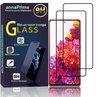 Samsung Galaxy S20 FE 2022 6.5" SM-G781NK SM-G781NK22 (non compatible avec Galaxy S20 6.2"): Lot / Pack de 2 Films de protection d'écran Verre Trempé