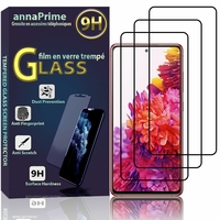 Samsung Galaxy S20 FE 2022 6.5" SM-G781NK SM-G781NK22 (non compatible avec Galaxy S20 6.2"): Lot / Pack de 3 Films de protection d'écran Verre Trempé