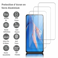 Xiaomi Redmi Note 11E Pro 6.67" (non compatible avec Xiaomi Redmi Note 11E 6.58"): 3 Films Protection d'écran en verre d'aluminium super résistant 9H, définition HD, anti-rayures, anti-empreintes digitales