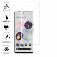 Google Pixel 6 Pro 6.7" GLUOG G8VOU (non compatible avec Google Pixel 6 6.4"): 1 Film en Verre Trempé Bord Incurvé Resistant