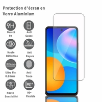 Huawei P Smart 2021 6.67" PPA-LX2 PPA-L02B PPA-L22B (non compatible Huawei P Smart 2020): 1 Film Protection d'écran en verre d'aluminium super résistant 9H, définition HD, anti-rayures, anti-empreintes digitales