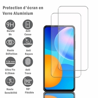 Huawei P Smart 2021 6.67" PPA-LX2 PPA-L02B PPA-L22B (non compatible Huawei P Smart 2020): 2 Films Protection d'écran en verre d'aluminium super résistant 9H, définition HD, anti-rayures, anti-empreintes digitales