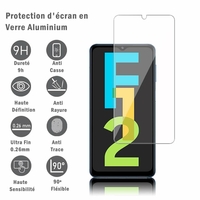 Samsung Galaxy F12 6.5" SM-F127G SM-F127G/DS SM-F127F SM-F127F/DS [Les Dimensions EXACTES du telephone: 164 x 75.9 x 9.7 mm]: 1 Film Protection d'écran en verre d'aluminium super résistant 9H, définition HD, anti-rayures, anti-empreintes digitales