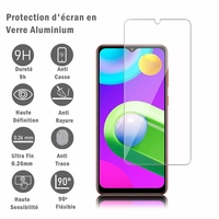 Samsung Galaxy M02 6.5" SM-M022F SM-M022F/DS SM-M022G SM-M022G/DS SM-M022F/DS SM-M022M/DS (non compatible Galaxy M02s): 1 Film Protection d'écran en verre d'aluminium super résistant 9H, définition HD, anti-rayures, anti-empreintes digitales