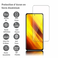 Xiaomi Poco X3 NFC/ Poco X3 6.67" M2007J20CG M2007J20CT MZB07Z0IN MZB07Z1IN MZB07Z2IN MZB07Z3IN MZB07Z4IN MZB9965IN M2007J20CI: 1 Film Protection d'écran en verre d'aluminium super résistant 9H, définition HD, anti-rayures, anti-empreintes digitales