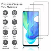 Xiaomi Poco F2 Pro 5G 6.67"/ Redmi K30 Pro/ K30 Pro Zoom M2004J11G [Les Dimensions EXACTES du telephone: 163.3 x 75.4 x 8.9 mm]: 3 Films Protection d'écran en verre d'aluminium super résistant 9H, définition HD, anti-rayures, anti-empreintes digitales